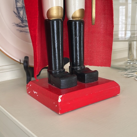 Vintage Wooden Soldier Nutcracker 20” - Picture 2 of 5